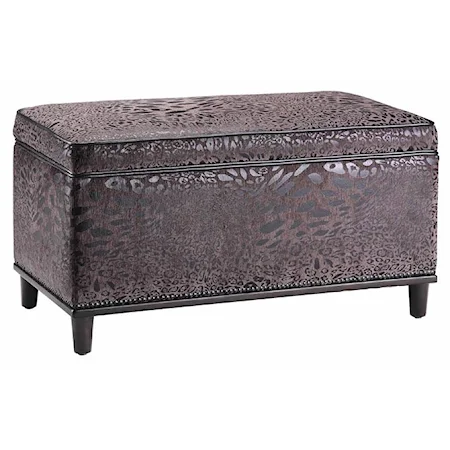 Storage Bench w/ Animal Print